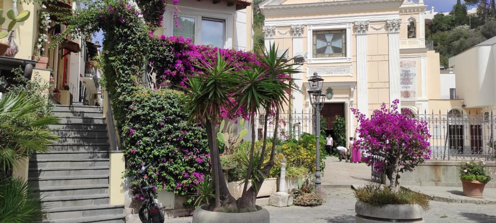 La Casa Rosa Di Giulia Villa Ischia Bagian luar foto